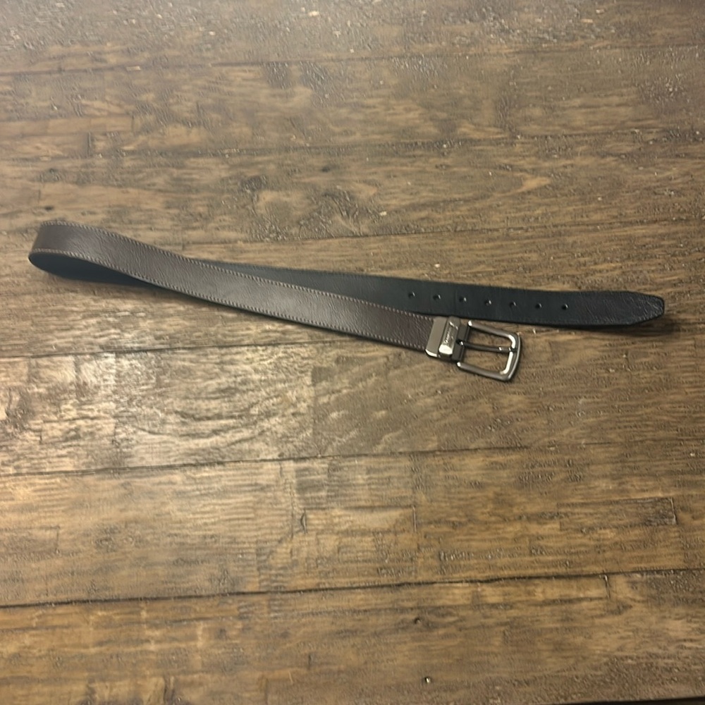Leather belt